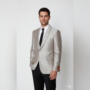 ROBERT ORSINI CHAMPAGNE NWT SINGLE BREASTED SLIM CUT SPORT COAT 40R/33R